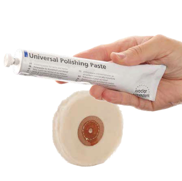 △최종 폴리싱용 코튼 버프와 Universal Polishing Paste
